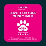 CAPSTAR (Nitenpyram) Fast-Acting Oral Flea Treatment for Cats (2-25 lbs), 6 Tablets, 11.4 mg