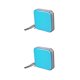 thumbnail image 2 of Yuarrent Estuche de DVD inodoro con resistente a los rayones - Conserva los medios de forma segura Soporte de almacenamiento de capacidad 40 Cielo azul 40 piezas 2piezas, 2 of 6