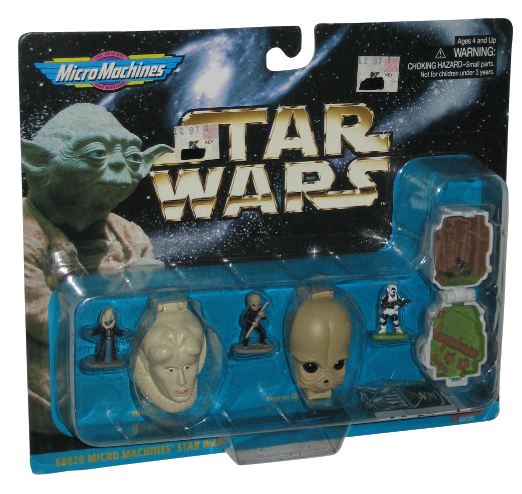 Star Wars Micro Machines Mini Head Collection IV Toy Figure Set (Bib