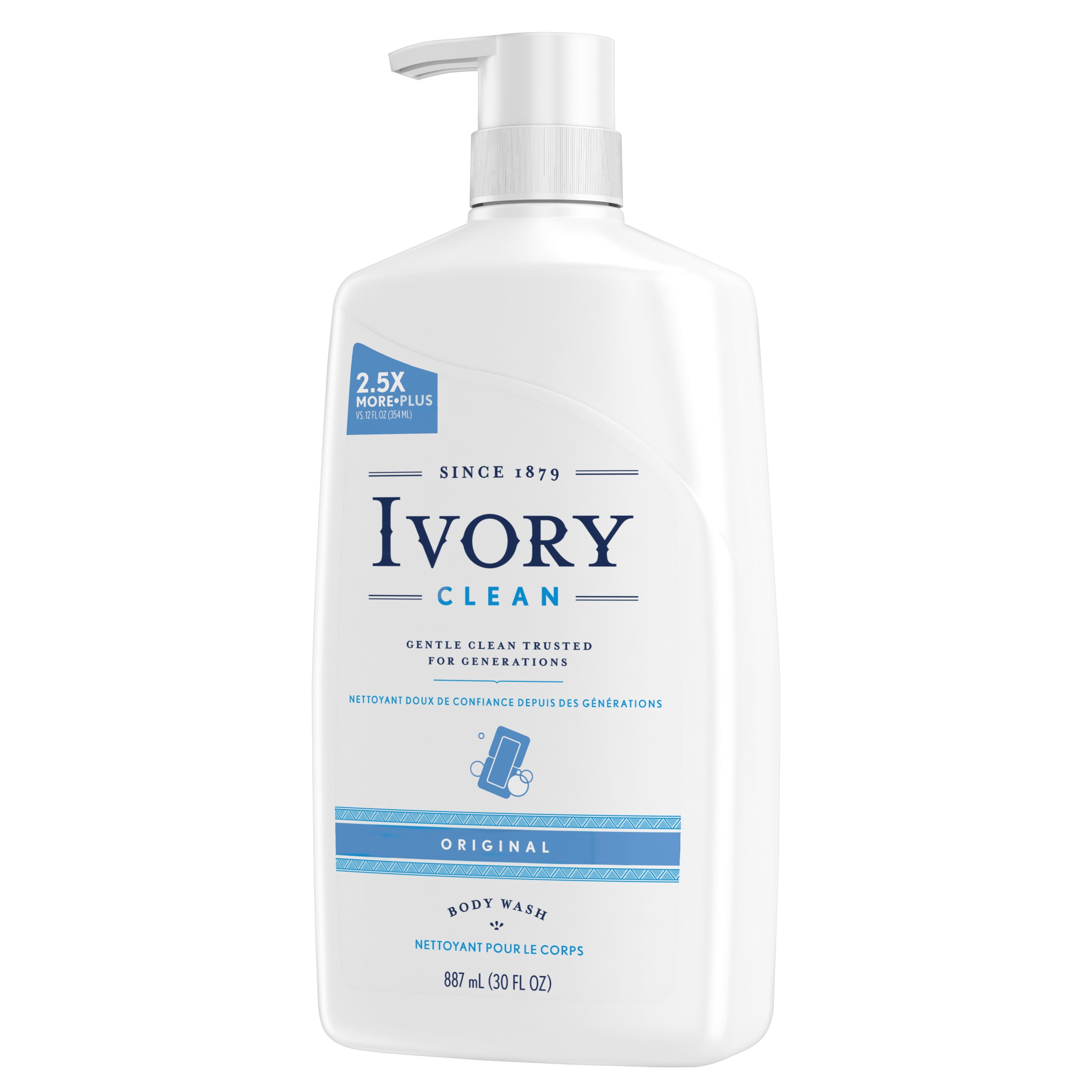 Ivory Clean Original Body Wash 30 oz