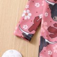 thumbnail image 5 of RUTAYY Summer Toddler Girls Long Sleeve Ruffles Cartoon Cow Prints Monokini One-Piece Swimwear Beach Onesie Swimsuit Bikini Pool Tropical Beachwear, 12-18 Months, 5 of 7