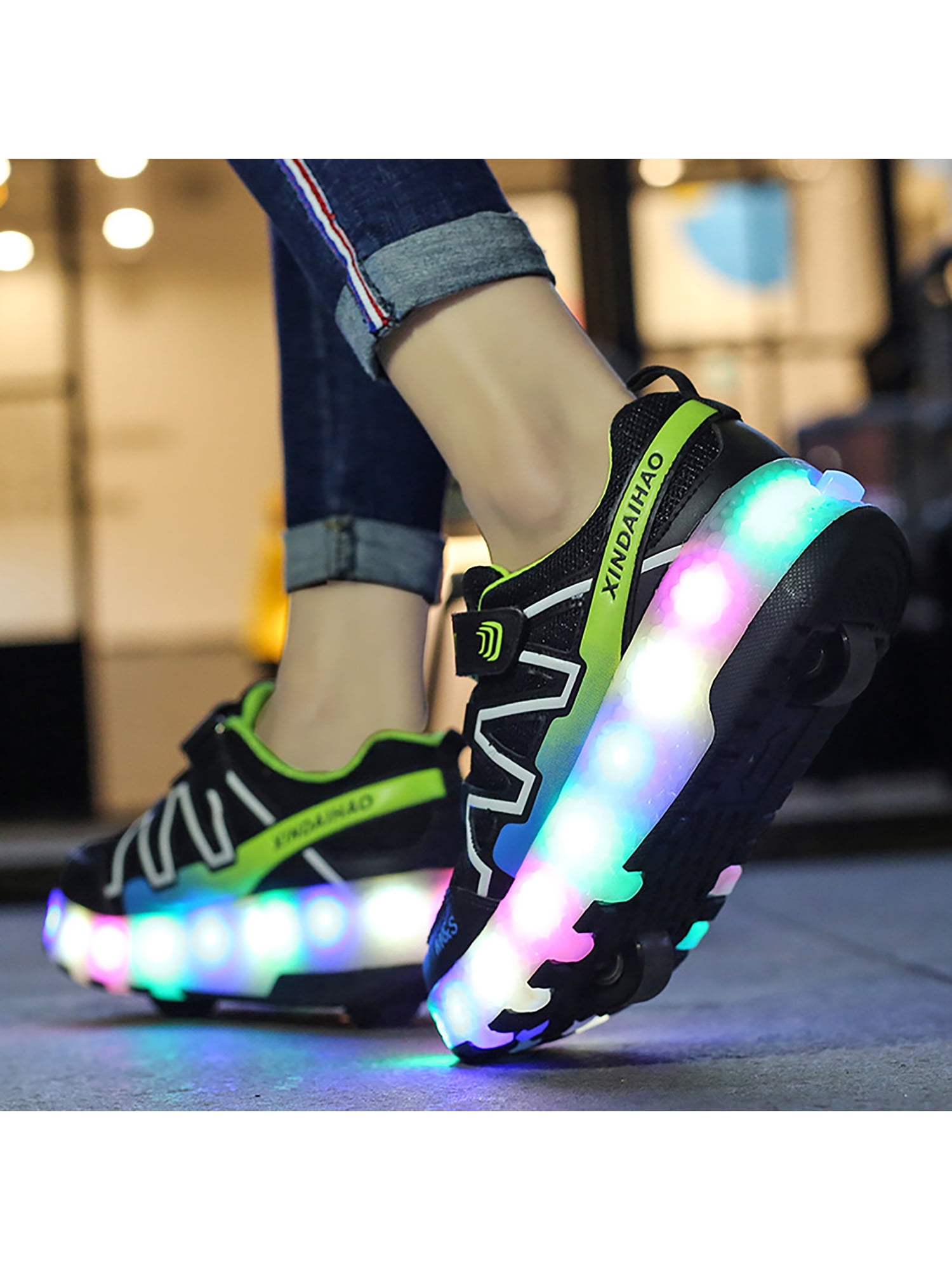 New Kids Boy's & Girl's USB Rechargeable Light Up LED Shoes Athletics Sneakers New Kids Boy's & Girl's USB Rechargeable Light Up LED Shoes Athletics Sneakers