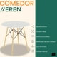 thumbnail image 2 of Mesa para Comedor Mubson Eren Blanco Antecomedor, 2 of 5