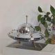 thumbnail image 4 of Mirror Reflective Balls Disco Ball UFO Cute Desk Accessories Gold, 4 of 5