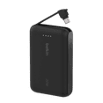 thumbnail image 3 of Belkin BoostCharge Power Bank 10K with Integrated Cable, Black, 3 of 5