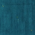 thumbnail image 1 of Ahgly Company Indoor Square Abstract Turquoise Blue Modern Area Rugs, 4' Square, 1 of 4