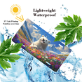 thumbnail image 4 of 1 Pcs 2D Flat License Plate Covers & Frames, A Polar Bear For Decorative Front, Waterproof For Decoration Aluminum License Plate Covers & Frames Cover For Men Women, 12" X 6", 4 of 7