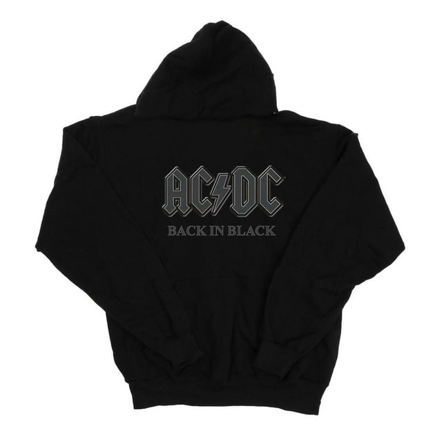 AC/DC Mens Back In Black Hoodie