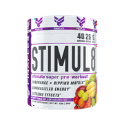 Finaflex Stimul8 Pre Workout Powder, Fruit Punch Splash, 40 Servings