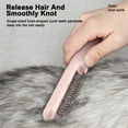 thumbnail image 4 of Zacenei 3 in 1 Pet Grooming Tool for Dogs & Cats,Deshedding,Detangling & Thinning Brush,All-in-One Pet Hair Comb Pet Dogs & Cats Brush for Long&Short Fur,Gentle,Ergonomic, Ideal for All Breeds,Pink, 4 of 7