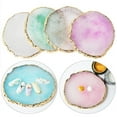 thumbnail image 4 of Circular Resin Board Agate Piece Jewelry Display Board Household Nail Palette Photography Props, 4 of 8