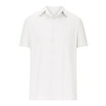 thumbnail image 4 of Gibobby Mens Casual Free Shirts Short Sleeve Button Up Summer Stretch Dress Shirt(White,L), 4 of 6
