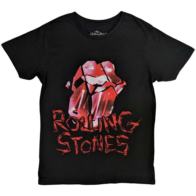 The Rolling Stones Adult Hackney Diamonds Cracked Effect T-Shirt