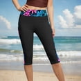 thumbnail image 6 of UVEASISHA Women's High Waist Swim Capris Non Slip Tummy Control Swim Leggings for Surfing Yoga Active Water Sports Multicolor S,M,L,XL,XXL, 6 of 6