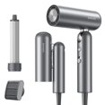 thumbnail image 1 of Dreame Pocket Secador de pelo de alta velocidad, 3 formas plegables, 300 g, motor de 110.000 rpm, 300 millones de iones negativos por cm³, temperatura constante de 57 °C, secado de 40 segundos, gris, 1 of 1