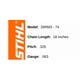 thumbnail image 2 of Cadena para motosierra Stihl 26RM3-74 Oilomatic 18" paquete de 2, 2 of 6