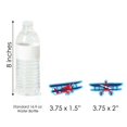 thumbnail image 6 of Big Dot of Happiness Taking Flight - Airplane - Shaped Vintage Plane Baby Shower or Birthday Party Cut-Outs - 24 Count, 6 of 6