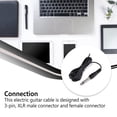 thumbnail image 1 of mmirethe Electric Guitar Cable 6.35mm Noise Reduction Studio Shielded Cord Effector Performance Connecting Portable Accessory 5m, 1 of 7