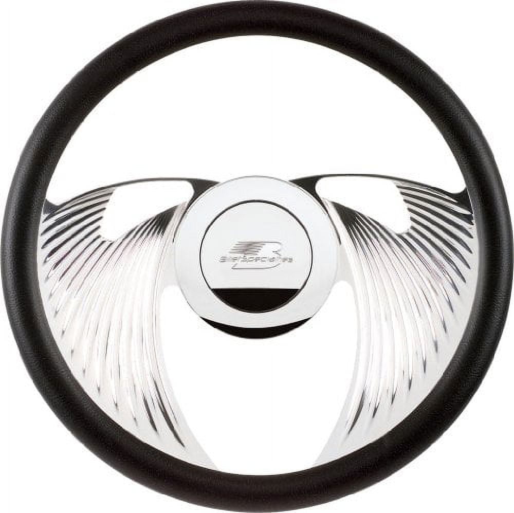 Half Wrap Steering Wheel -Eagle Polished - Walmart.com