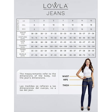 LOWLA Colombian Jeans for Women Butt Lift Pantalones de Mujer ...