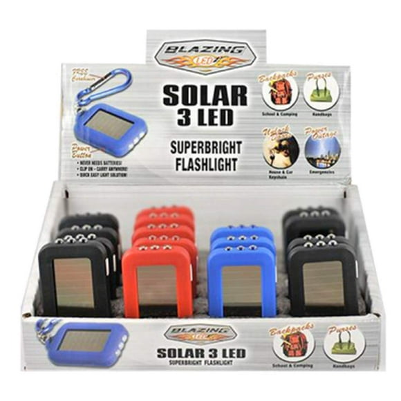 Linterna Blazing LEDz Solar 3 LED, pila AAA