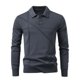 thumbnail image 1 of Ceisia Men's Winter Casual Solid Color Button-Up Turndown Collar/Lapel Long Sleeve Shirt - Comfortable Daily Outdoor Gift Wear, 1 of 9