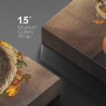 thumbnail image 3 of Framed Canvas Print Wall Art Autumn Fall Thanksgiving Pumpkin Harvest Nature Wilderness Photography Realism Decorative Landscape Scenic Zen for Living Room, Bedroom, Office - 12"x18", 3 of 5