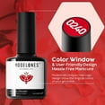 thumbnail image 2 of modelones Gel Nail Polish Set - 6 Red Colors Gel Polish Glitter Red Gel Polish Burgundy Red Sparkle Bloody Red Nail Polish Gel Manicure DIY Salon Nail Art Gifts, 2 of 9