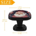 thumbnail image 4 of 4 Pcs Cabinet Handle Drawer Pulls Santa Claus Knobs with Screws Square Furniture Office Cabinet Knob Decoration, 4 of 7