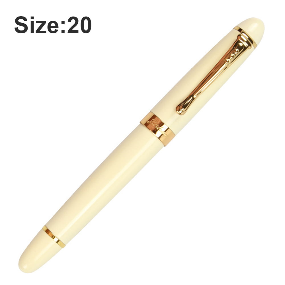 JINHAO X450 office metal Golden WHITE 1.0MM signature NIB gift Fountain Pen 