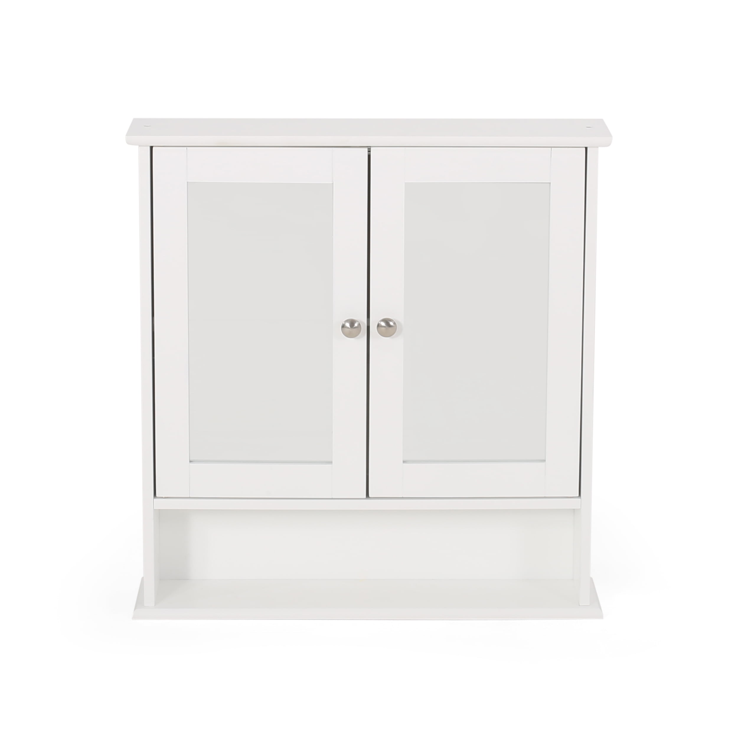 Noble House Blaze Modern 2 Door Medicine with Mirrors, Matte White