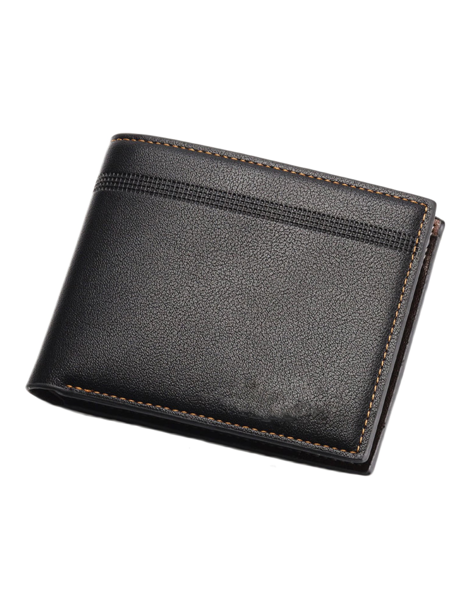Johnston & Murphy RFID Mens Flip Bifold Leather Wallet Tan Oiled Full Grain 