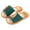 Green, variant on LNMQLPDBS Toddler Girl Slippers Cartoon Dinosaur Letters Pattern House Slippers for Toddler Soft Sole Open Toe Comfort Indoor Home Slippers for Girls and Boys Little Kids Sandals A 4-4.5 Years