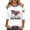 White-C-30309aa, variant on Trgacdwlo 1776-2026 250th Anniversary Women's Shirt Quarter Sleeve Womens 4th of July Tops Freedom Color Block Womens T Shirts