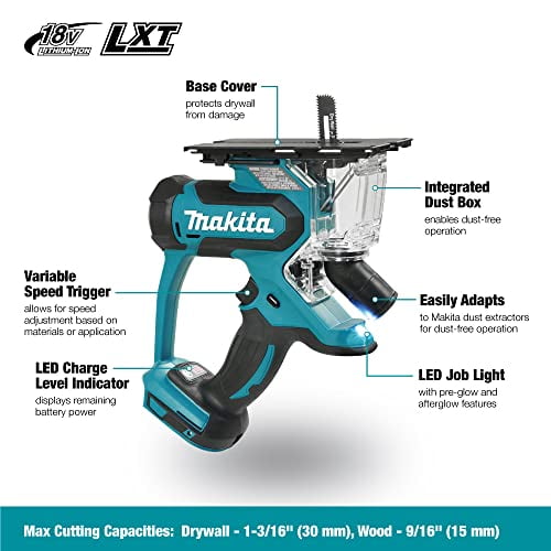 Makita DSD180Z 18V LXT Drywall Cutter Tool Only