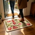 thumbnail image 1 of EGNMCR Welcome Doormat Collection Front Door Mats For Indoor/Outdoor Spring Summer Fall Floral Entryway Rug Decor Loop pile rug, 1 of 7