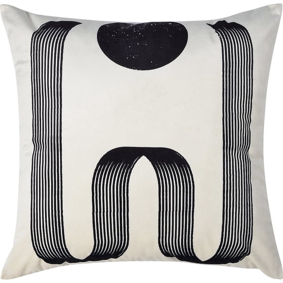 Renwil Yeva 20X20 Indoor Pillow, Black