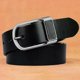 thumbnail image 1 of Genuine Leather For Men s High Quality Buckle Jeans Cowskin Casual Belts Business Cowboy Waistband Male Fashion Designer New, 1 of 5
