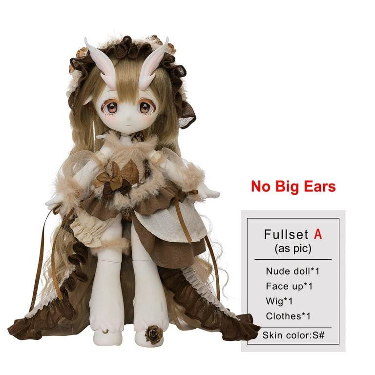 MMoth A 1/6 Kemono Moth BJD FullSet Fantasy Creature Kawaii Girl