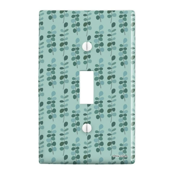 May Leaves Plastic Wall Decor Toggle Light Switch Plate Cover