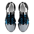 thumbnail image 5 of Gray Blue And White Stripes Walking Shoes for Men Woman Lightweight Tennis Fashion Elastic Sports Shoes Cushion Basketball Shoes, 5 of 7