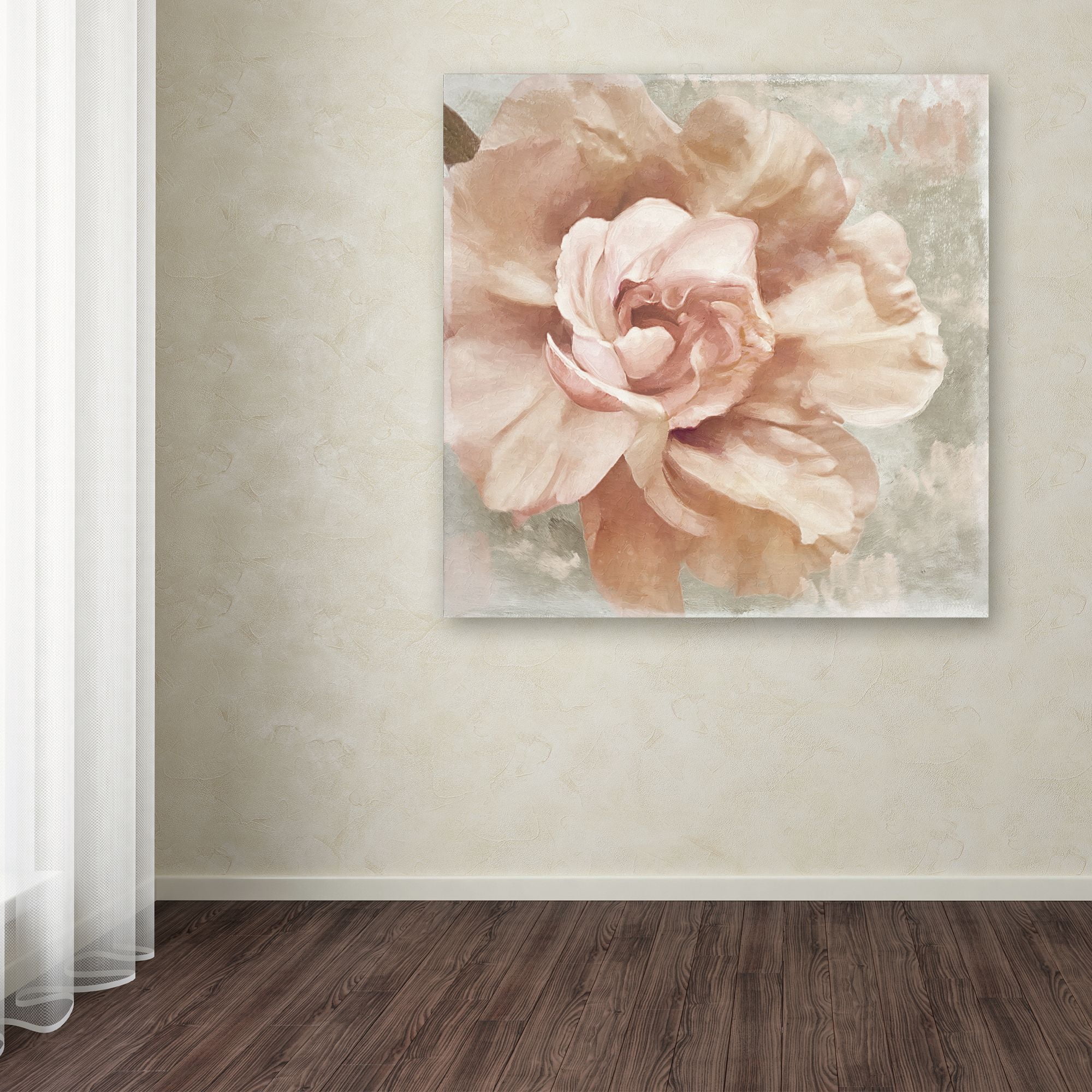 Trademark Fine Art "Petals Impasto I" Canvas Art by Color Bakery