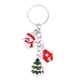 thumbnail image 2 of Llaveros de Papá Noel con colgante, llaveros navideños para regalos de Navidad., 2 of 7