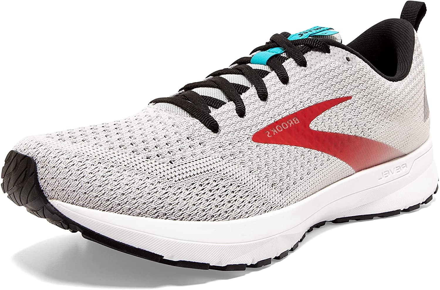Brooks Men's Revel 4 Running Shoes, Size 13, Grey/Black/Blue
