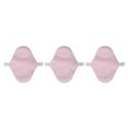 thumbnail image 1 of Compresas femeninas lavables de color rosa, compresas sanitarias reutilizables ultrasuaves de algodón, almohadillas menstruales, 3 uds., 1 of 14