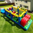 thumbnail image 5 of Relunch 30FT Commercial PVC Inflatable Obstacle Course Bounce House Slide for Kids with Blower, Heavy Duty Quality Outdoor Party, 30x7.9x7.9FT, 5 of 11