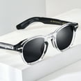 thumbnail image 3 of HEPIDEM Acetate Vintage Retro Square Polarized Sunglasses for Men （MZEPHIRINI TTrB Gray C6）, 3 of 9