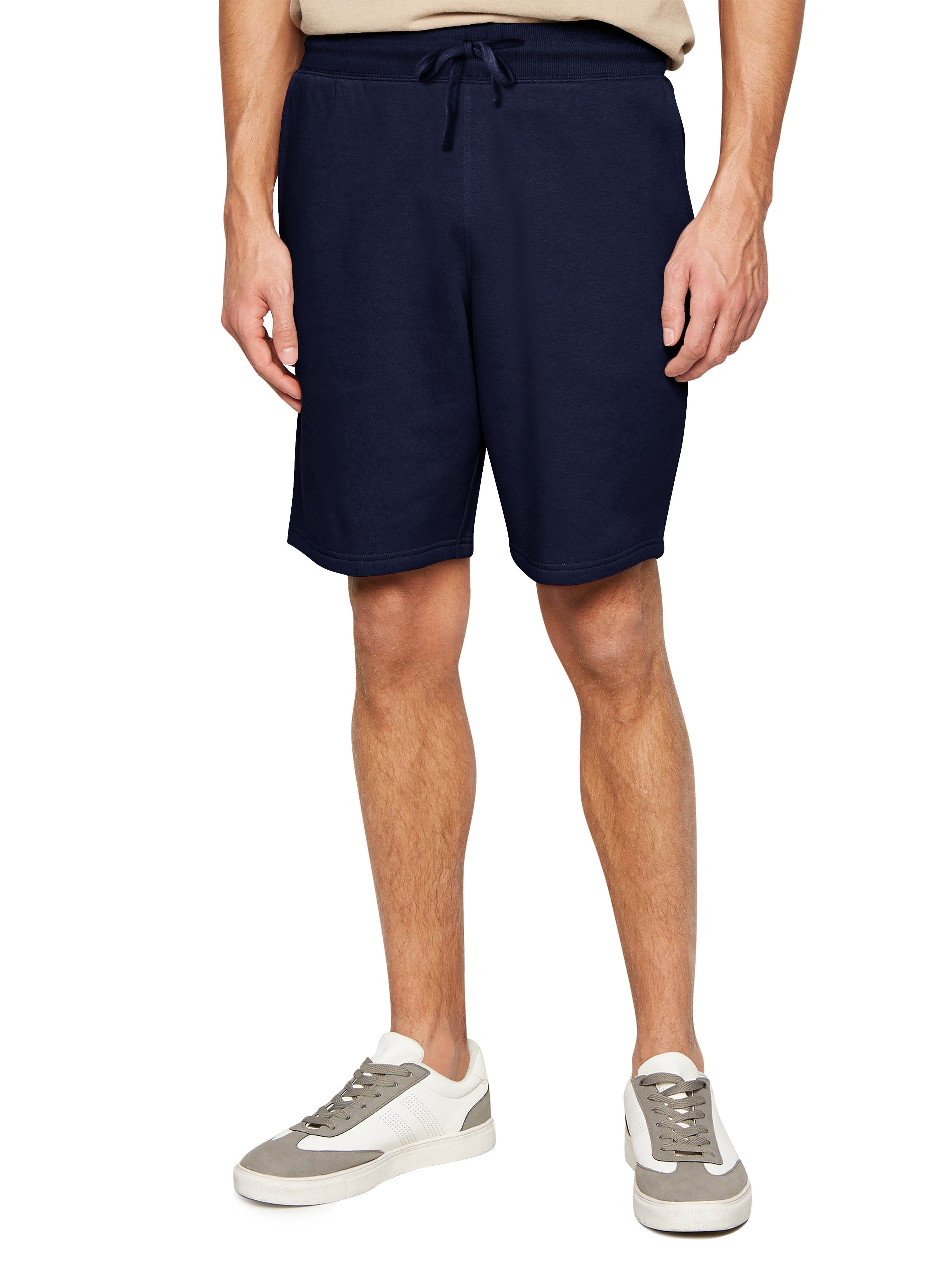 Ma Croix Men's Premium Cotton Sweat Shorts with Drawstring Classic Fit