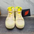 thumbnail image 2 of Ni - ke Air Jordan 1 Zoom CMFT 2 Lemon Twist Citron Yellow DV1305-800 Women's Size 9.5, 2 of 5