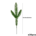 thumbnail image 3 of ¡Gran Descuento!, Planta de simulación DIY Árbol de Navidad Rama de copo de nieve Flocado Rama de agujas de tres puntas Accesorios Akmoler, 3 of 7